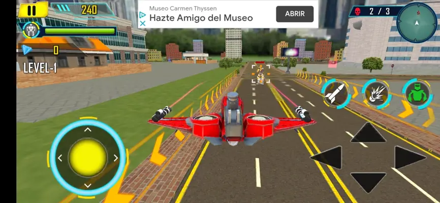 Drone Robot Car Transformation android App screenshot 1